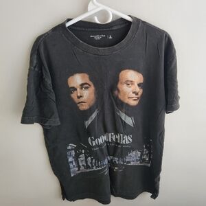 Men's Black Graphic T-Shirt